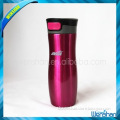 Wenshan OEM label double wall stainless steel outside mug